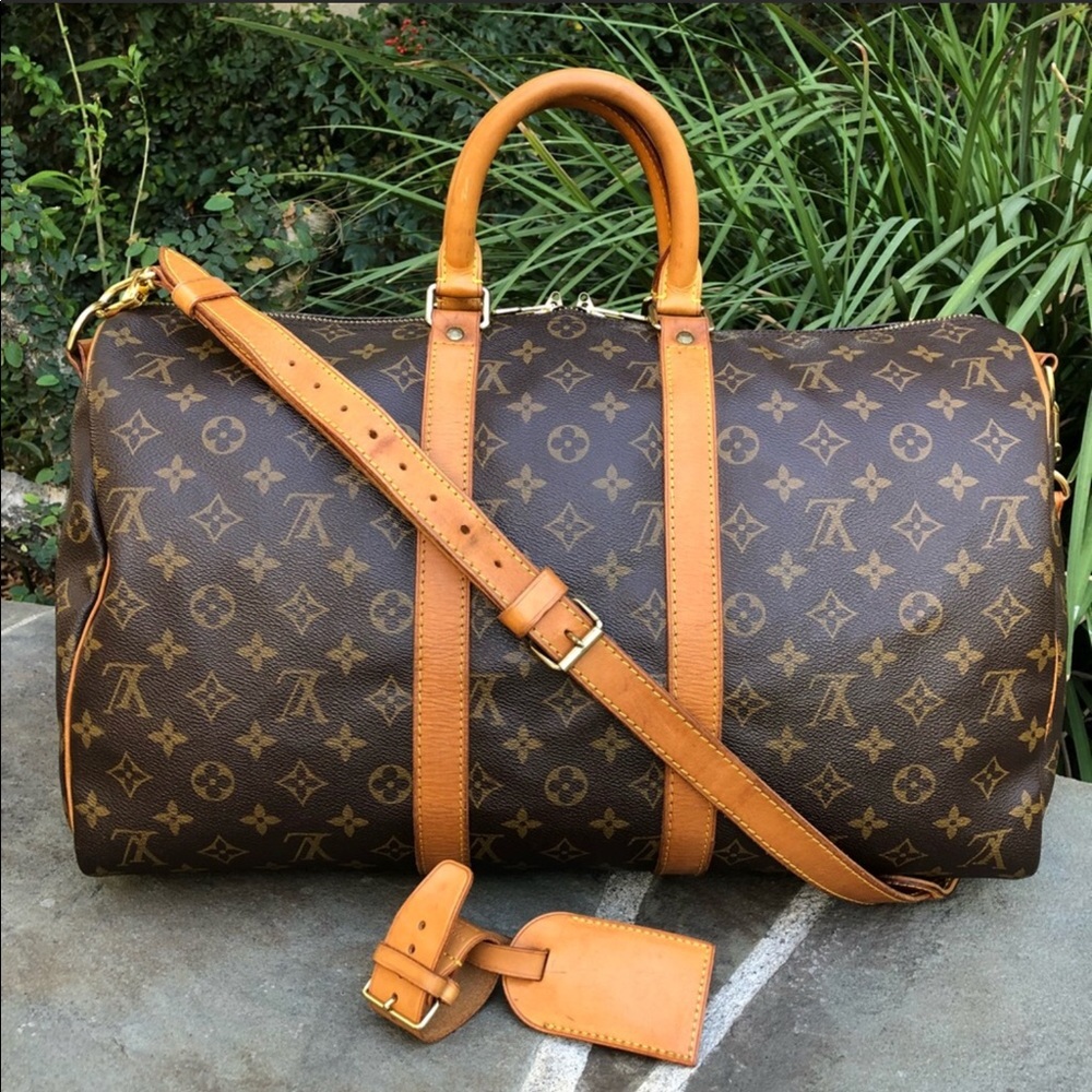 💯 LOUIS VUITTON BANdOULIERE 45 W/STRAP